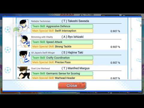 Gacha Step 2 : European Player Pick Up Transfer | Captain Tsubasa Dream Team.