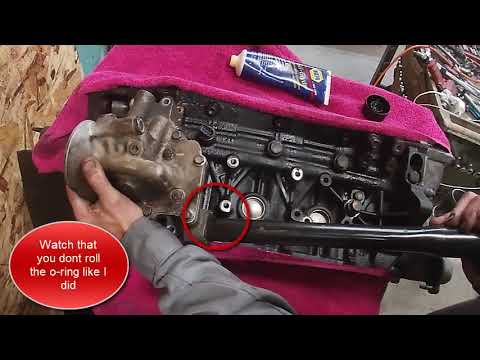 Duramax oil cooler oil filter installation LBZ LMM
