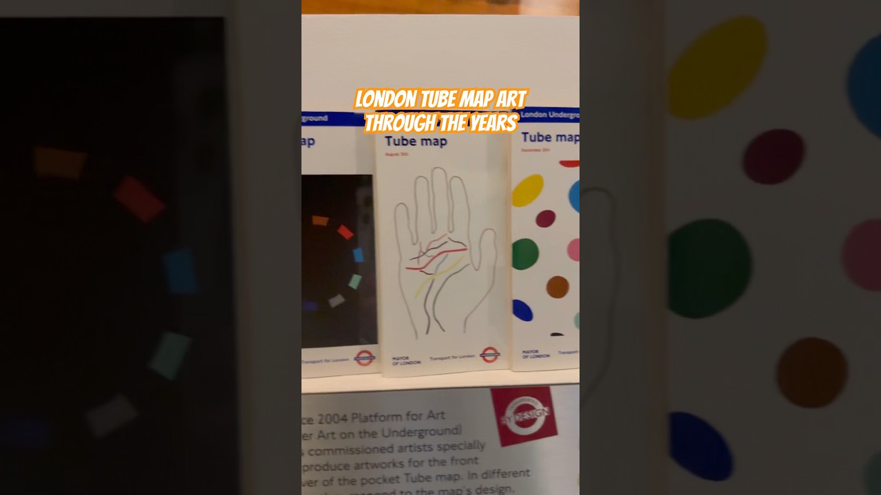 London Tube map ART through the years #london #art #artontheunderground #tube #tubemap #trains #maps