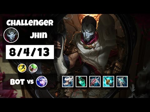 Jhin vs Ashe OCE Challenger BOT (8/4/13) - v11.10