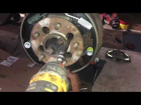 Oldsmobile Buick Pontiac axle shaft bearing removal and install