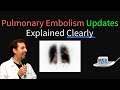 Pulmonary Embolism Thromboembolism Updates Explained Clearly
