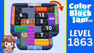 Soluzione del Livello 1863 di Color Block Jam
