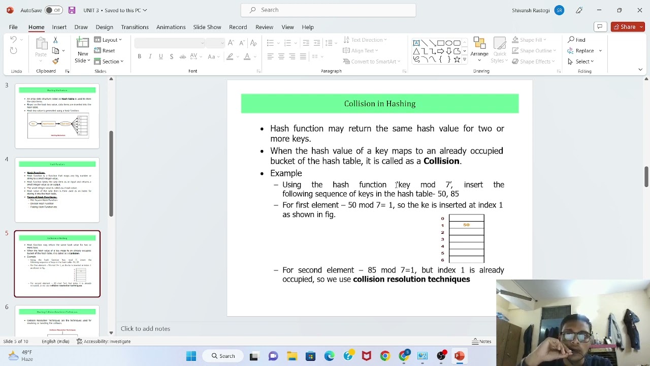 Data Structures - Assignment - Hashing