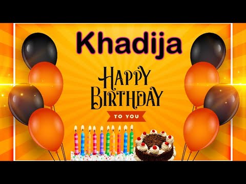 Khadija Happy Birthday to you | Khadija Birthday Status | Khadija Birthday Best wishes #shorts