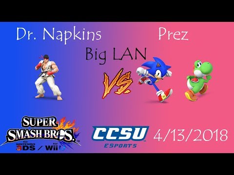 CCSU Big LAN - (Grand Finals) Dr. Napkins (Ryu) vs Prez (Sonic, Yoshi)