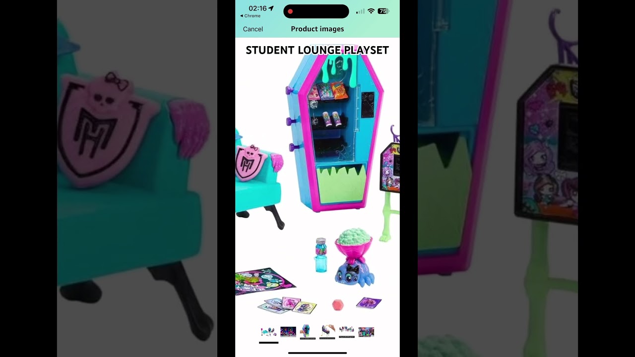 Playset to go we with Haunted High School #monsterhigh #mattel #barbie #lolsurprise #bratz