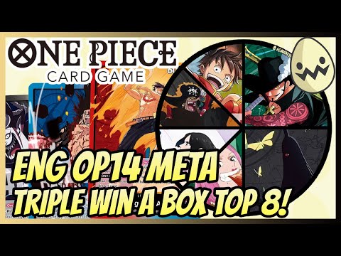 One Piece Card Game: OP14 Triple Win-A-Box! Top 8 Deck Lists!