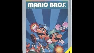 Lets Play Atari 7800 Mario Brothers!