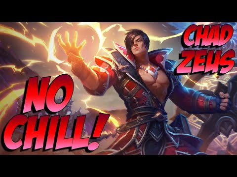 I CAN'T BELIEVE HOW COCKY THIS NEW ZEUS SKIN IS! CHAD ZEUS! - Masters Ranked Duel - SMITE
