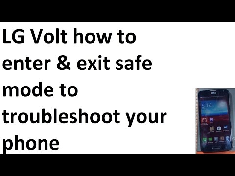LG Volt how to enter exit safe mode safemode for troubleshooting your phone