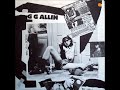 7-GG Allin & The Scumfucs–Abuse Myself, I Wanna Die-Live