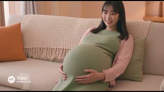 Download lagu 【AI】A Japanese pregnant woman is sitting in the living room mp3