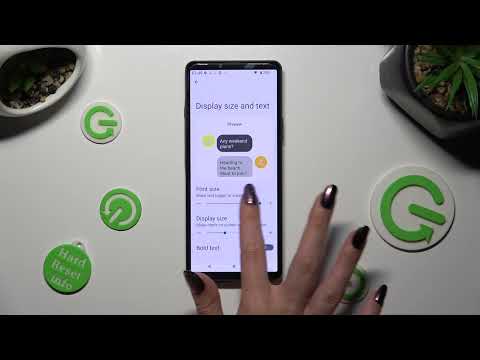 How to Change Font Size in Sony Xperia 10 V - Personalize Size of Font