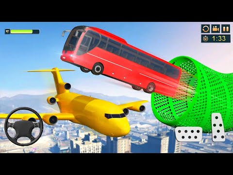 Impossible Bus Stunt Driving Ramp Bus Stunts Android Gameplay