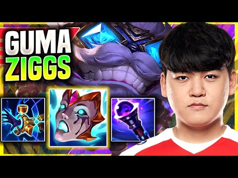 GUMAYUSI DESTROYING WITH ZIGGS! - T1 Gumayusi Plays Ziggs ADC vs Aphelios! | Season 11