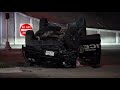 HPD: 3 arrested after chase results in cop's rollover crash, 2 police cars crashing into each other