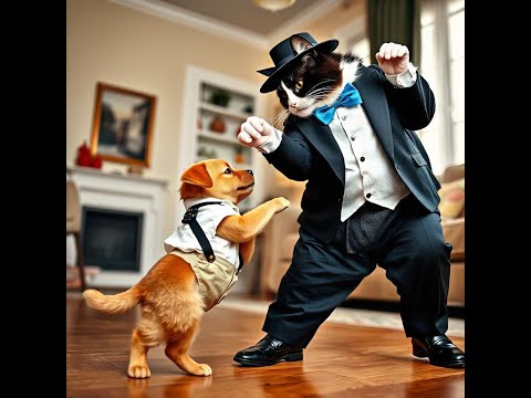 Why’d You Bring a Puppy Here - Dean Meowtin #singingcats #viralcats