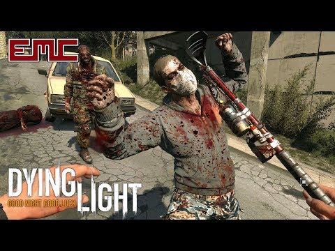 Dying Light [4K] - Parkour and Killing Zombies - Free Roaming - No Hud