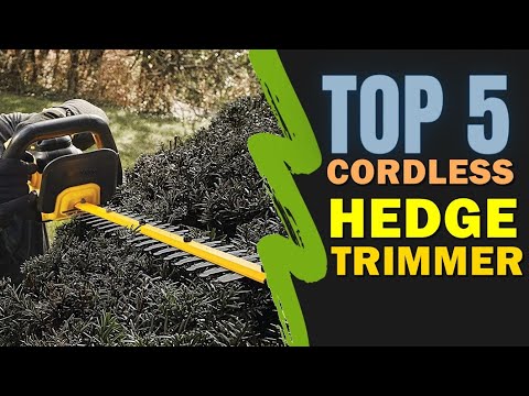 Best Cordless Hedge Trimmer 2022 🔥 Top 5 Cordless Hedge Trimmer Reviews