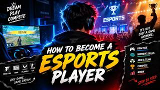 HOW TO BECOME A ESPORTS PLAYER IN FREE FIRE   STRATEGY REVEALED   COMPLETE GUIDE