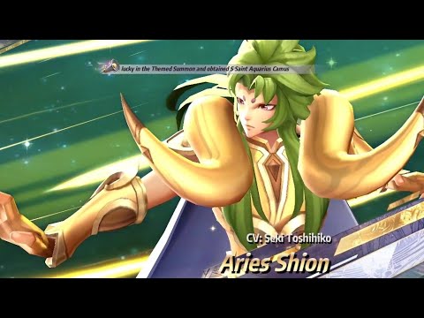 Saint Seiya: Awakening - Aries Shion Gacha Summon x310 Times! Shion PVP and PVE (Boss) Review