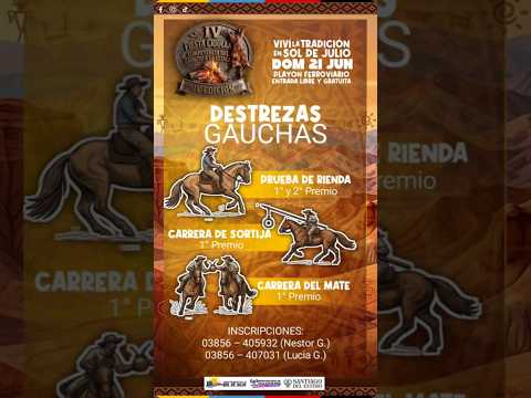 4ª FIESTA CRIOLLA Y COMPETENCIA DEL CABRITO A LA ESTACA 🔥🐴