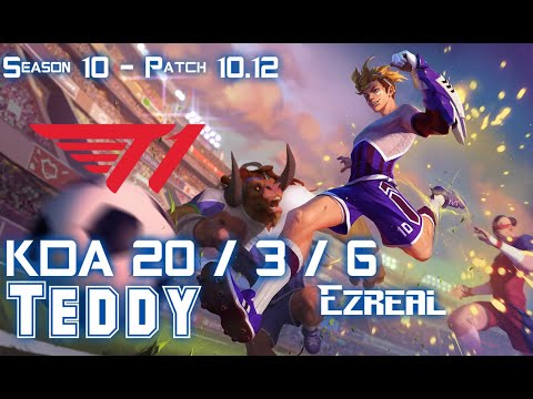 T1 Teddy EZREAL vs SIVIR ADC - Patch 10.12 KR Ranked