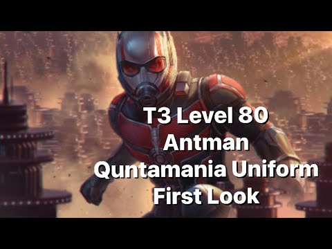 T3 Level 80 Antman Quntamania Uniform WBL First Look-Marvel Future Fight