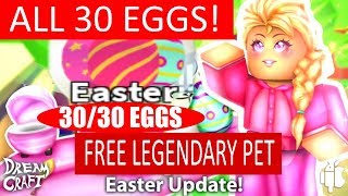 Where To Find All The Eggs In Roblox Egg Hunt 2019 Adopt Me Thủ - how to get all 31 total easter eggs in adopt me and