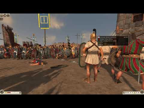 THE MOST EFFECTIVE SALLY OUT THAT CRUSHED THE ATTACKERS!! 3v3 Siege Battle - Total War Rome 2