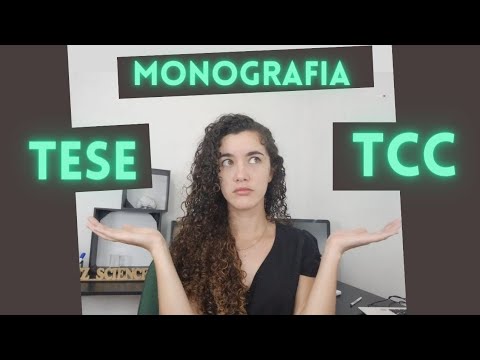 Diferenças entre a Monografia, TCC, Dissertação e Tese