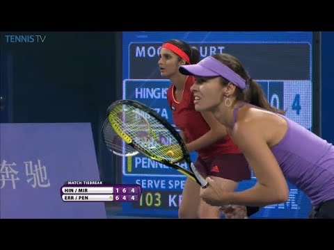 Martina Hingis/Sania Mirza vs. Sara Errani/Flavia Pennetta Beijing 2015 R2