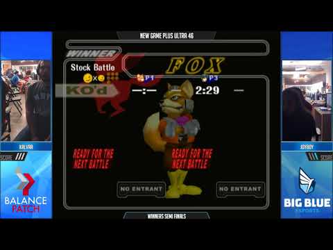 NGPU 46 SSBM - Kalvar (Marth) vs. DBJ | Joyboy (Fox) - Melee WSF
