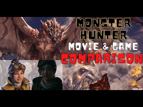 Monster Hunter Movie and Game Comparison