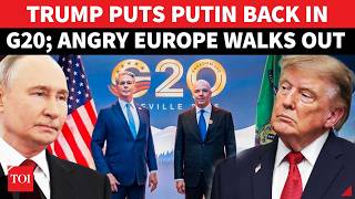 Trump’s HORRIBLE BETRAYAL To Allies: Putin Back In G20, Europe FUMES And BOYCOTTS Group Photo |Watch