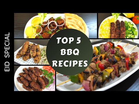 BBQ Recipes|Bihari Boti|Turkish Kebab|Russian Shashlik|Bosnian Cevapi Kebab|Iranian Koobideh Kebab
