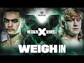 JARVIS VS. BDAVE | MISFITS X DAZN X SERIES 011 WEIGH IN LIVESTREAM