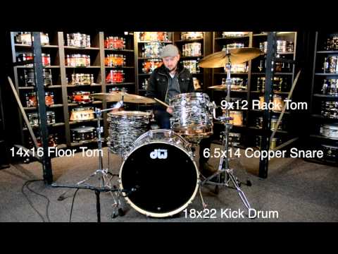 DW Collectors Series 3pc in Black Oyster Glass Finish Ply