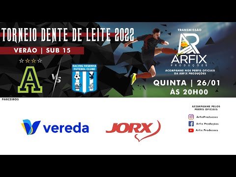 A.F.A. x RACING - FUTEBOL SUB 15