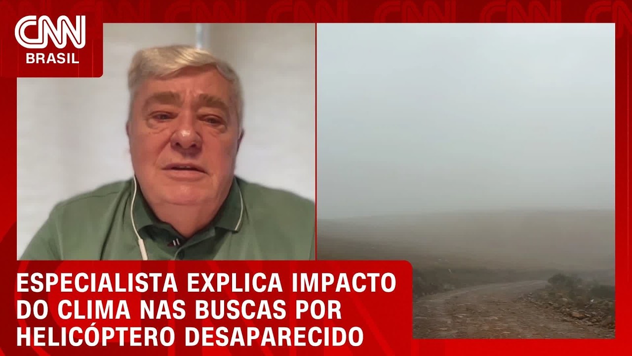 Helicóptero desaparecido em SC: especialista explica impacto do clima nas buscas | CNN NOVO DIA