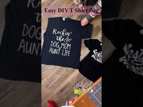 Easy 5 Minute T Shirt Tote Bag