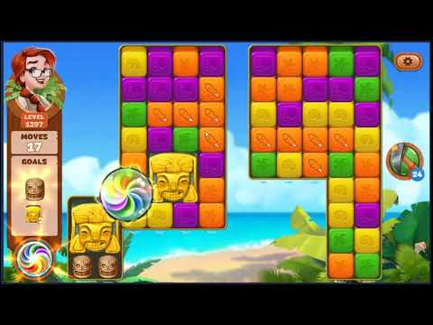 Lost Island Blast Adventure Level 1397 - NO BOOSTERS 🏝️ | SKILLGAMING ✔️