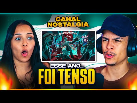 RETROSPECTIVA ANIMADA 2024 ♫ - Canal Nostalgia | [Casal Jounin React] 🔥