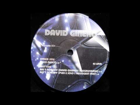 David Ginero - Ain´t Nobody (David Gineros Joss Grund Mix)