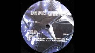 David Ginero - Ain´t Nobody (David Gineros Joss Grund Mix)