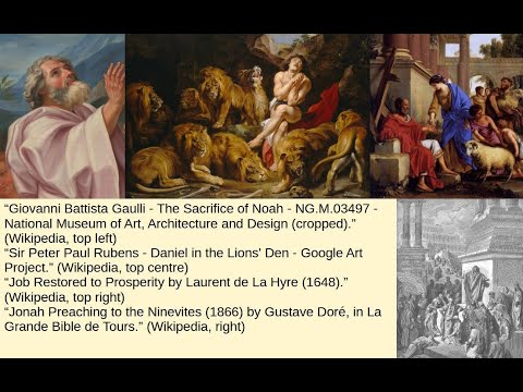 Noah, Daniel and Job (and Jonah!)