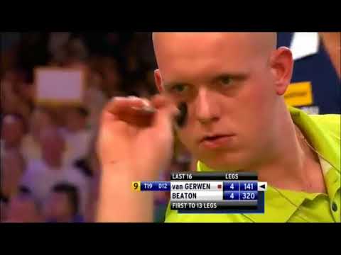 Van Gerwen 9 Dart Finish HD - World Matchplay 2012