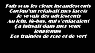 Calogéro lyrics Les feux d&#39;artifice