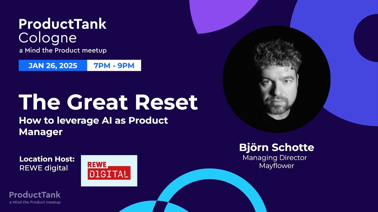 How to Leverage AI as Product Manager | Björn Schotte | ProductTank Cologne
